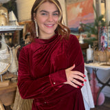 Julieta Velvet Mini Dress