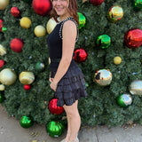 Luciana Pearl Trim Top