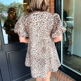 Roslyn Leopard Mini Dress