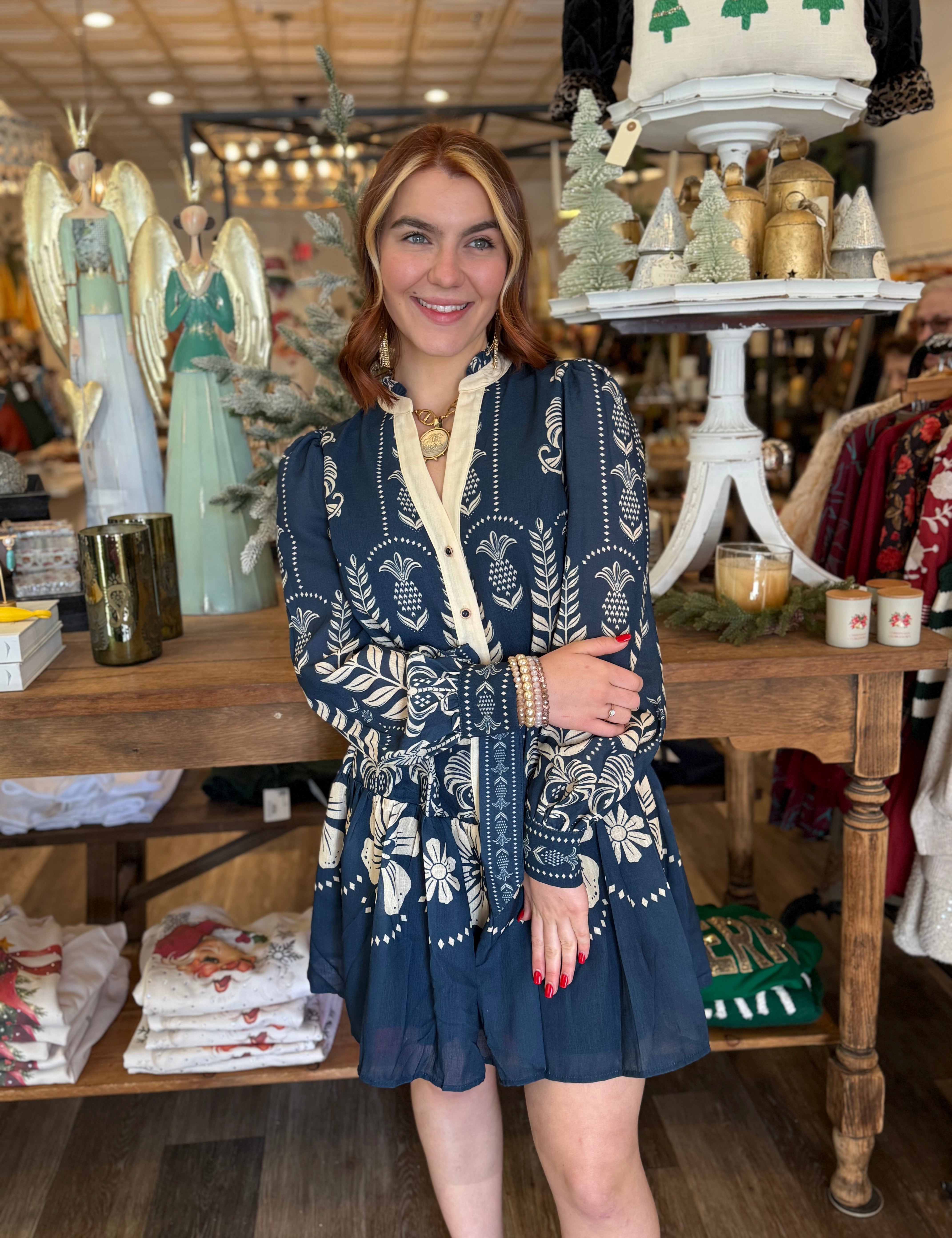 Kendall Floral Button Up Dress