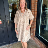 Amber Jacquard Dress