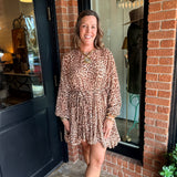 Dani Leopard Mini Dress