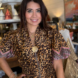 Angelina Leopard Mini Dress