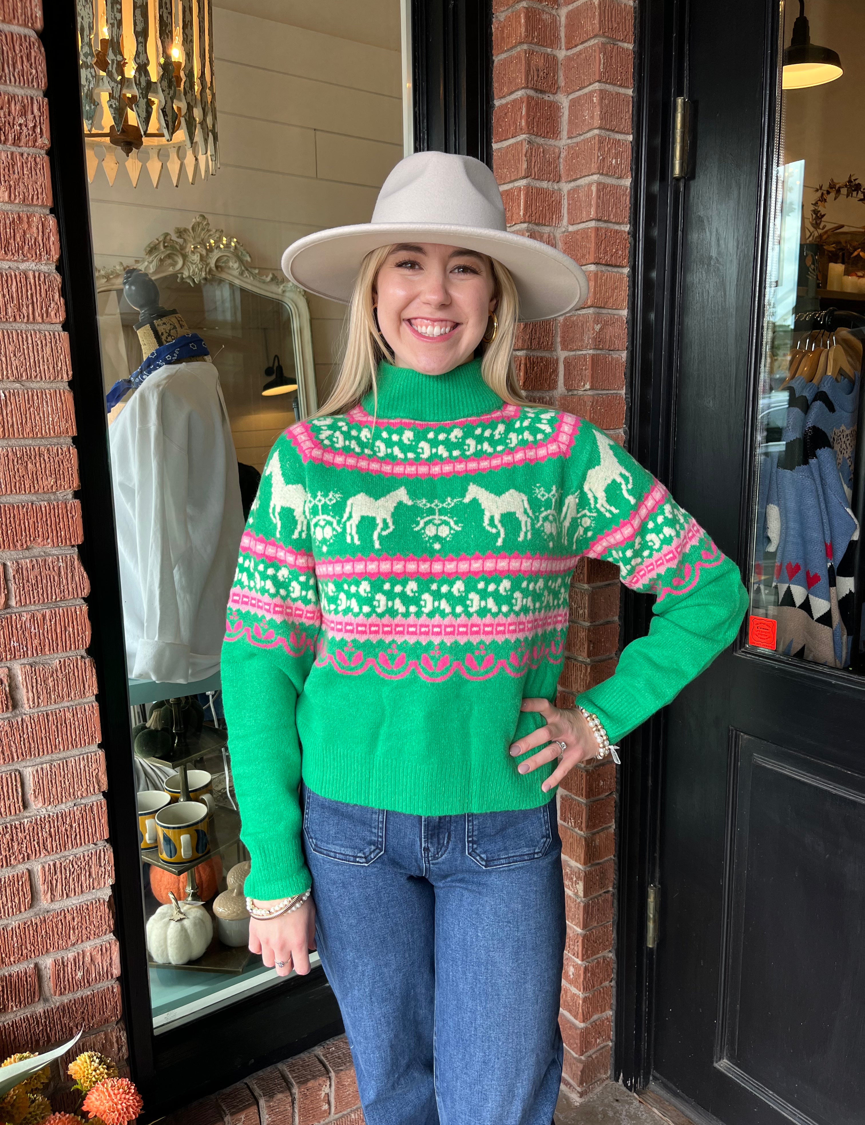 Horse Fair Isle Sweater