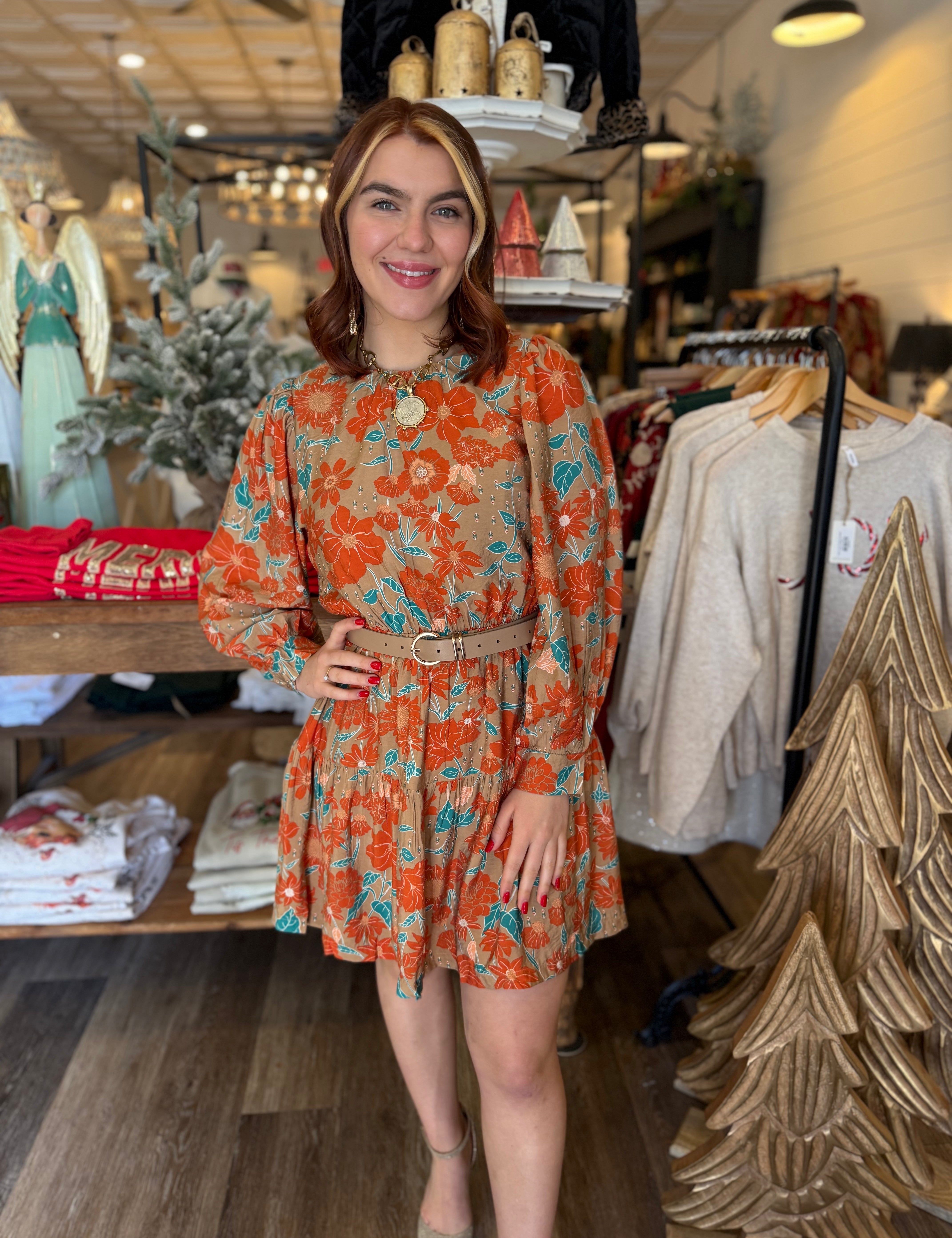 Nina Flared Mini Dress