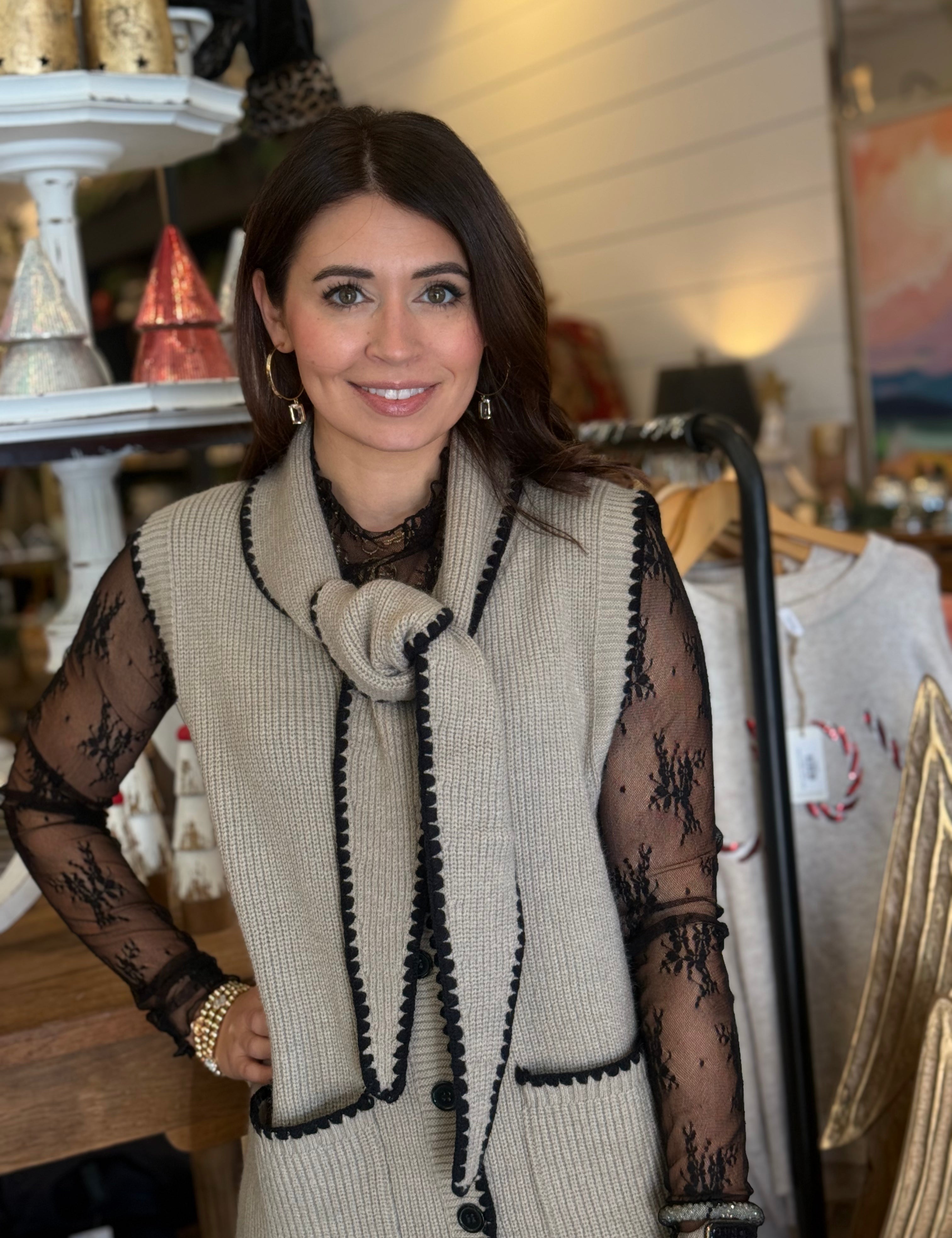 Lena Button Down Sweater Dress