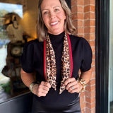 Jillian Leopard Tie Sweater
