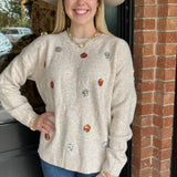 Sara Sequin Dots Sweater