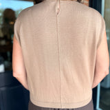 Serena Scarf Tie Mock Neck Top