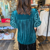 Macy Velvet Top