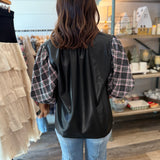 Madilyn Mixed Media Top