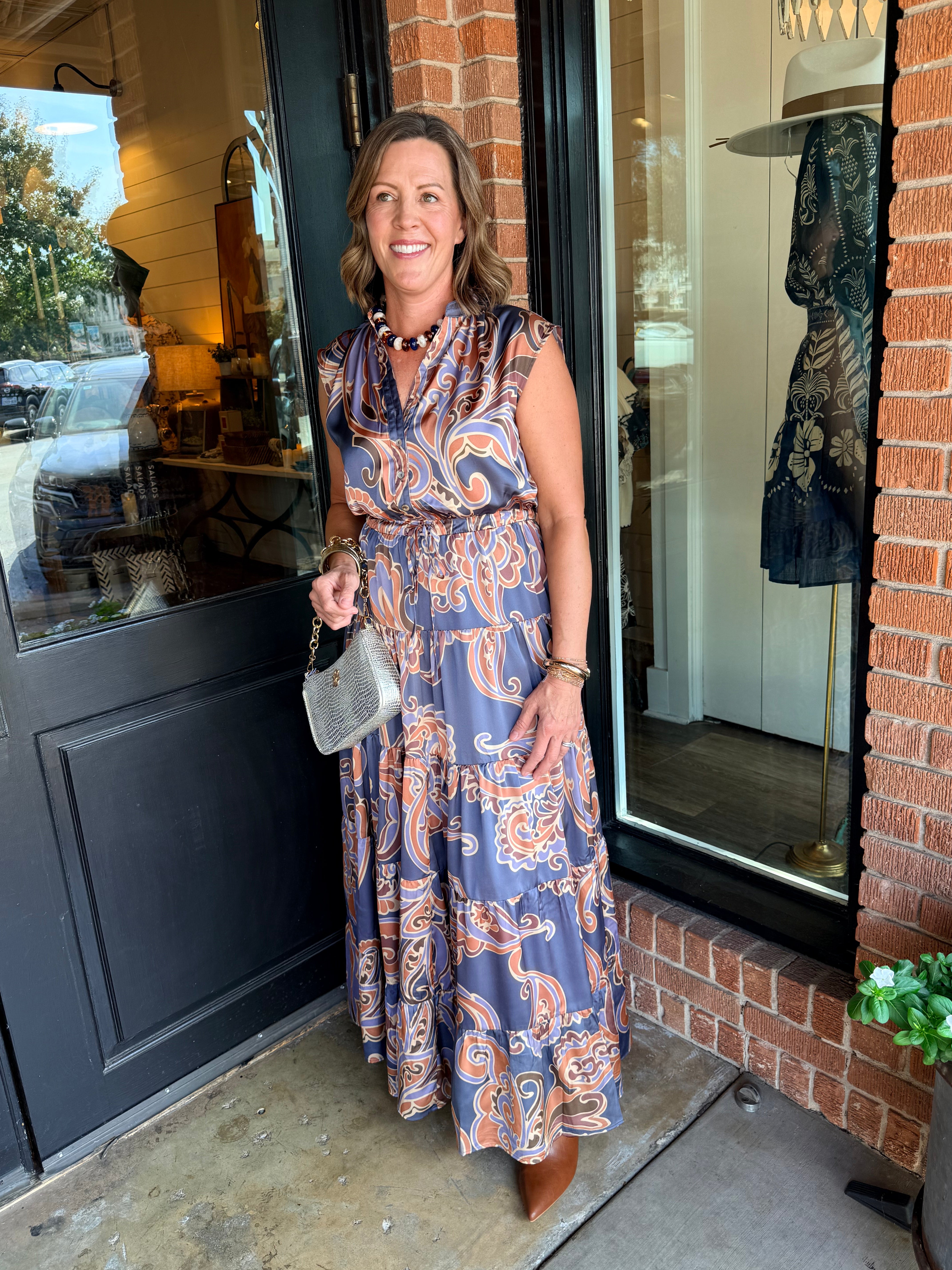 Gina Tiered Midi Dress
