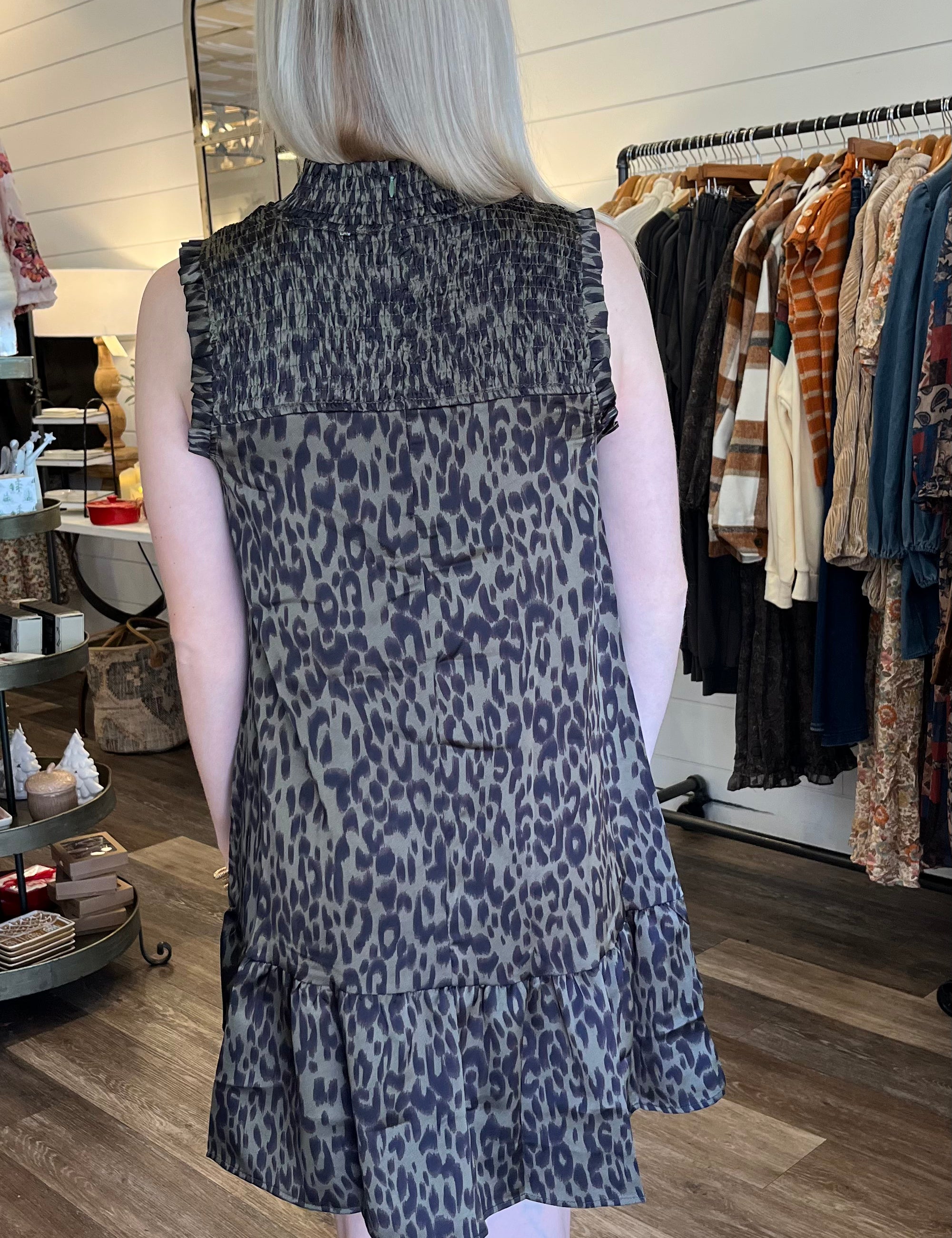 Arielle Leopard Dress