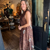 Sherry Floral Tie Back Maxi Dress