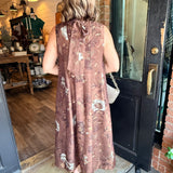 Sherry Floral Tie Back Maxi Dress