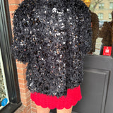 Marlowe Sequin Fringe Cardigan