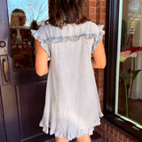 Aria Denim Shirtdress