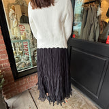 Linda Crinkled Midi Skirt