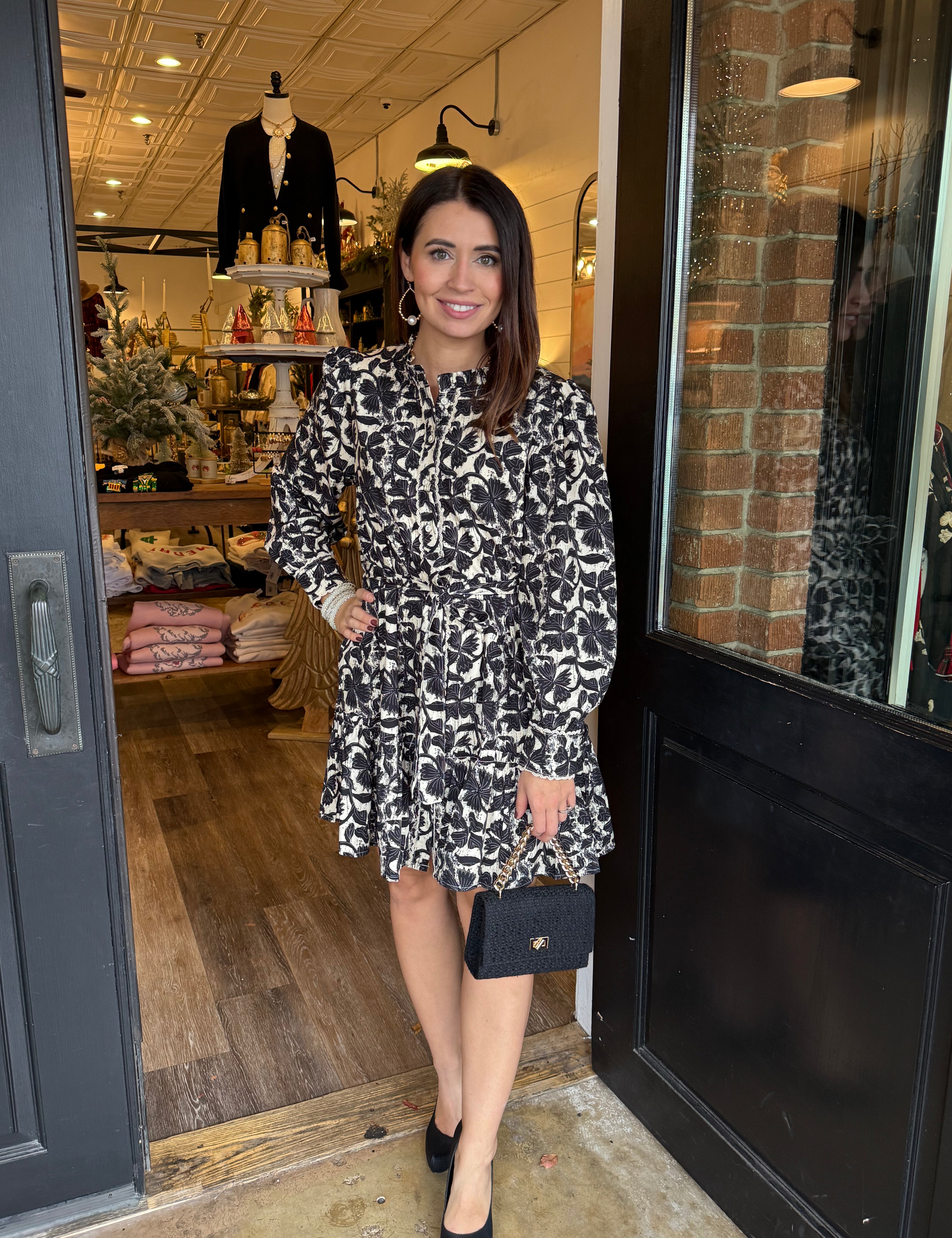 Kara Floral Button Up Dress