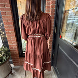 Cassidy Collared Midi Dress