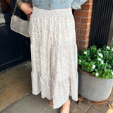 Eliza Floral Smocked Midi Skirt