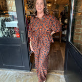 Shelia Button Floral Top