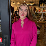 Amelia Solid Shift Dress