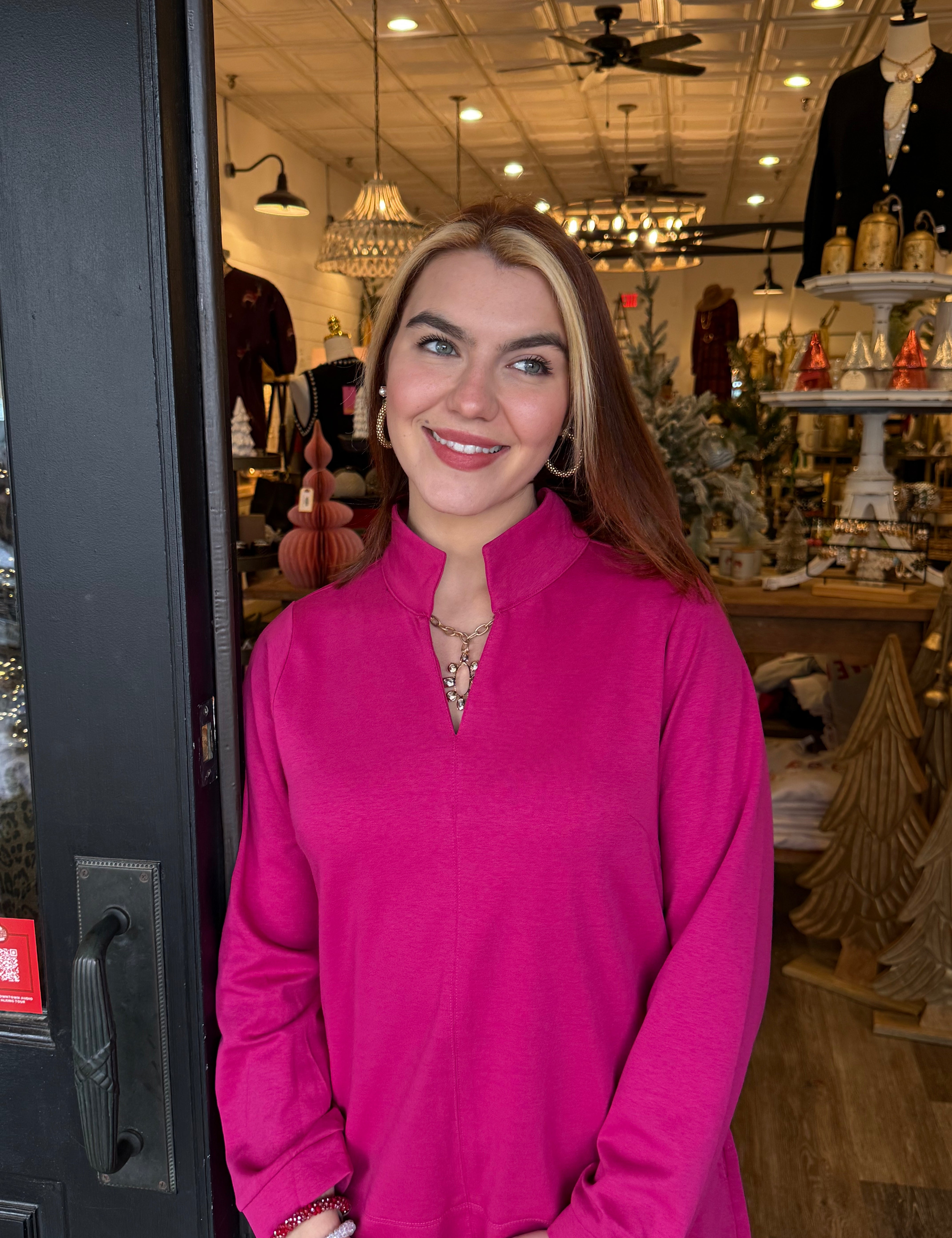 Amelia Solid Shift Dress