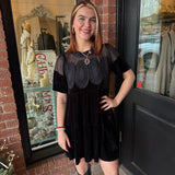 Nancy Velvet Mini Dress