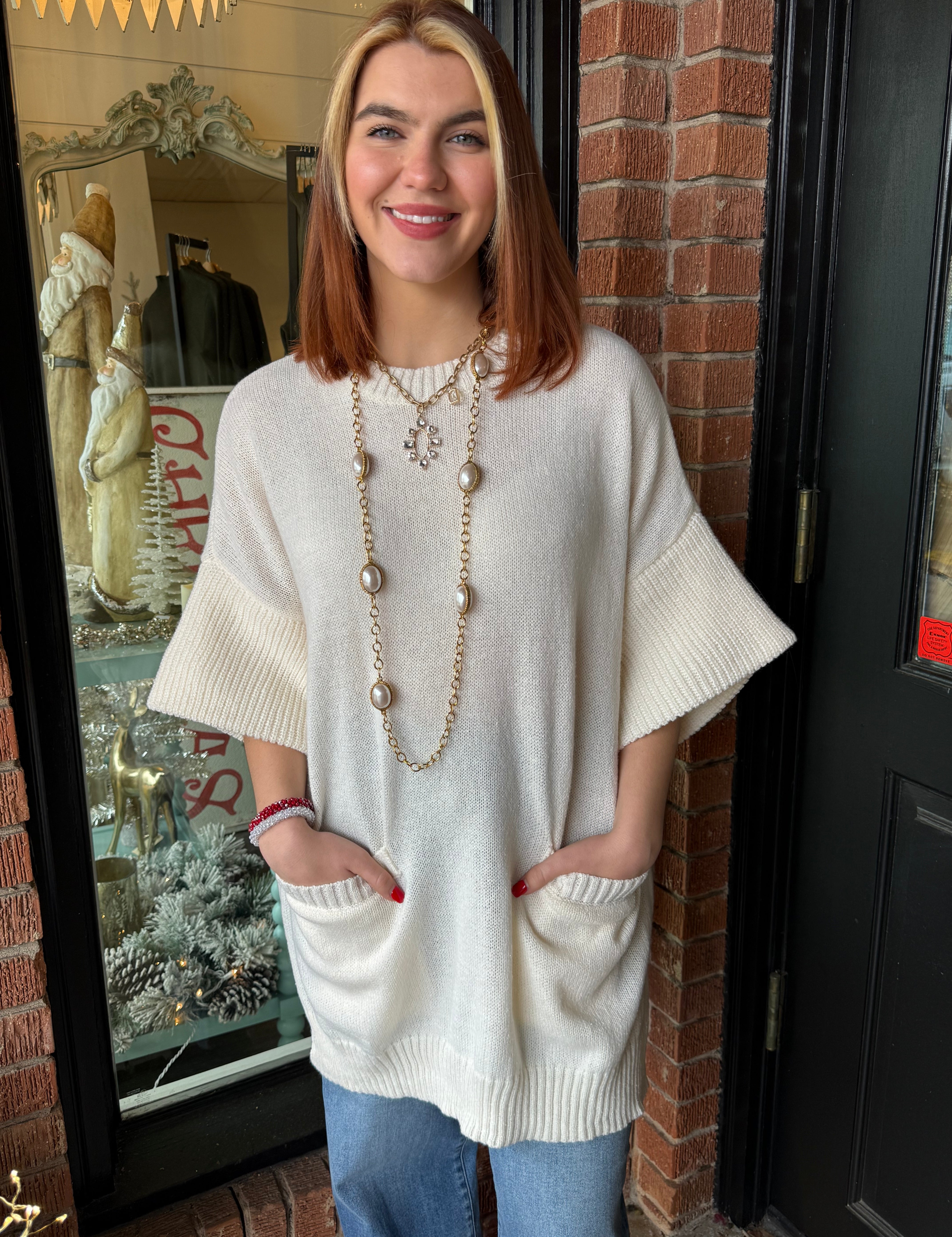 Rowan Oversized Pocket Knit Sweater