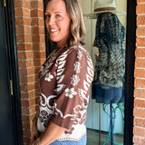 Stevie Pattern Knit Top