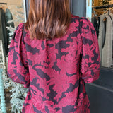 Lisa Floral Textured Top