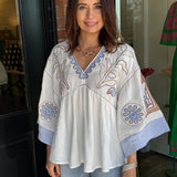 Layla Embroidered Top