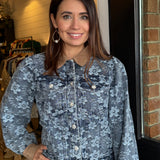 Harper Floral Denim Jacket