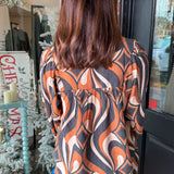 Sophia Geometric Print Top