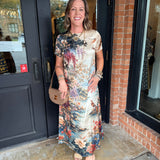 Becca Floral Print Midi Dress