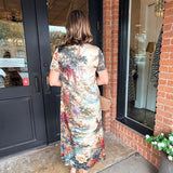 Becca Floral Print Midi Dress