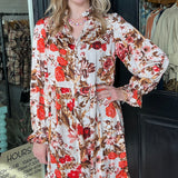 Lorelei Floral Button Dress