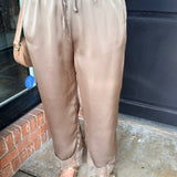 Shelly High Waist Satin Pants