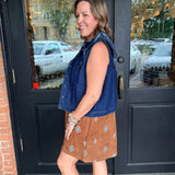 Lindsy Embroidered A-Line Dress