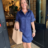 Collette Suede Mini Dress