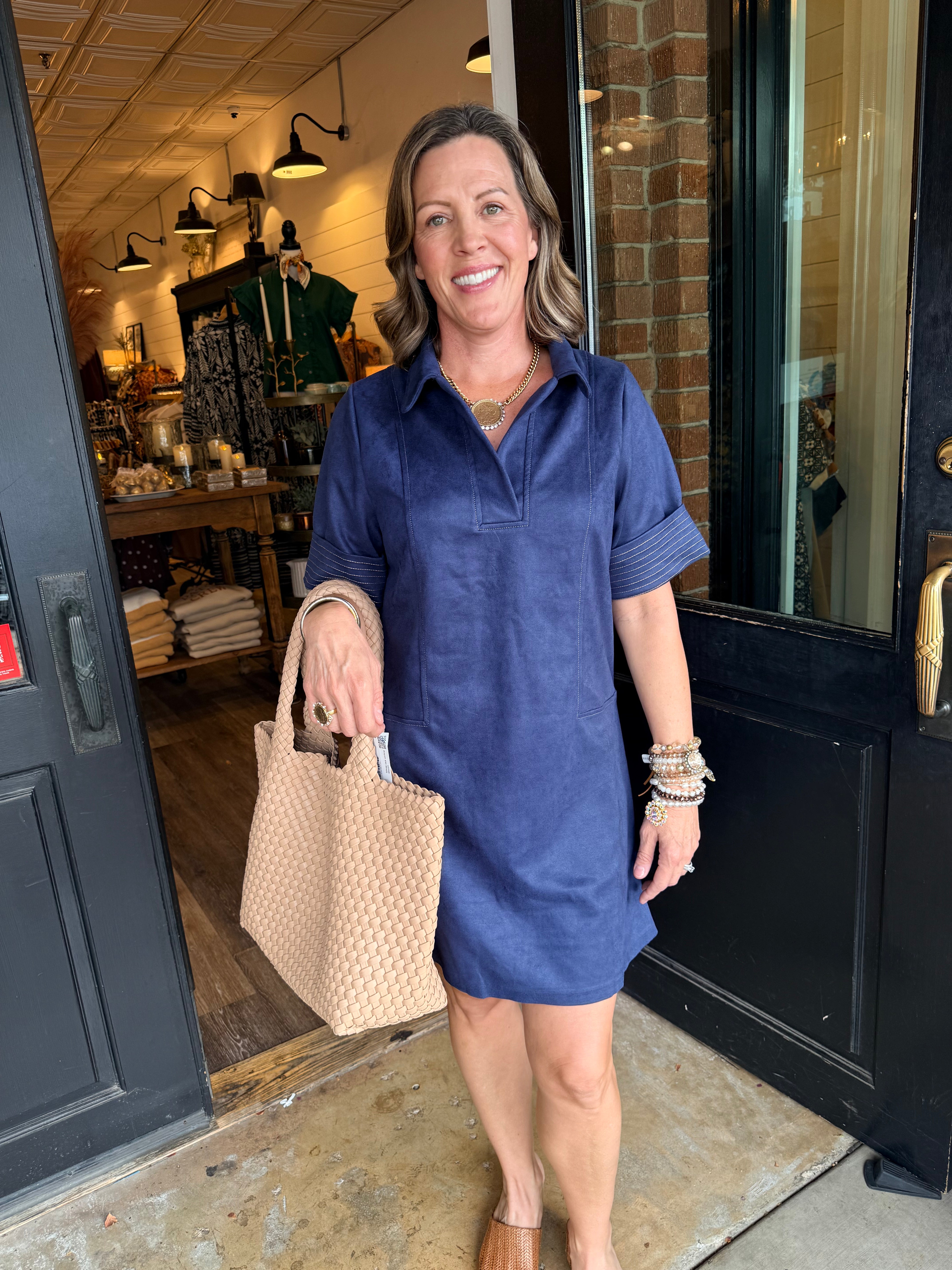 Collette Suede Mini Dress