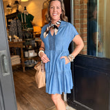 Bentley Chambray Mini Dress