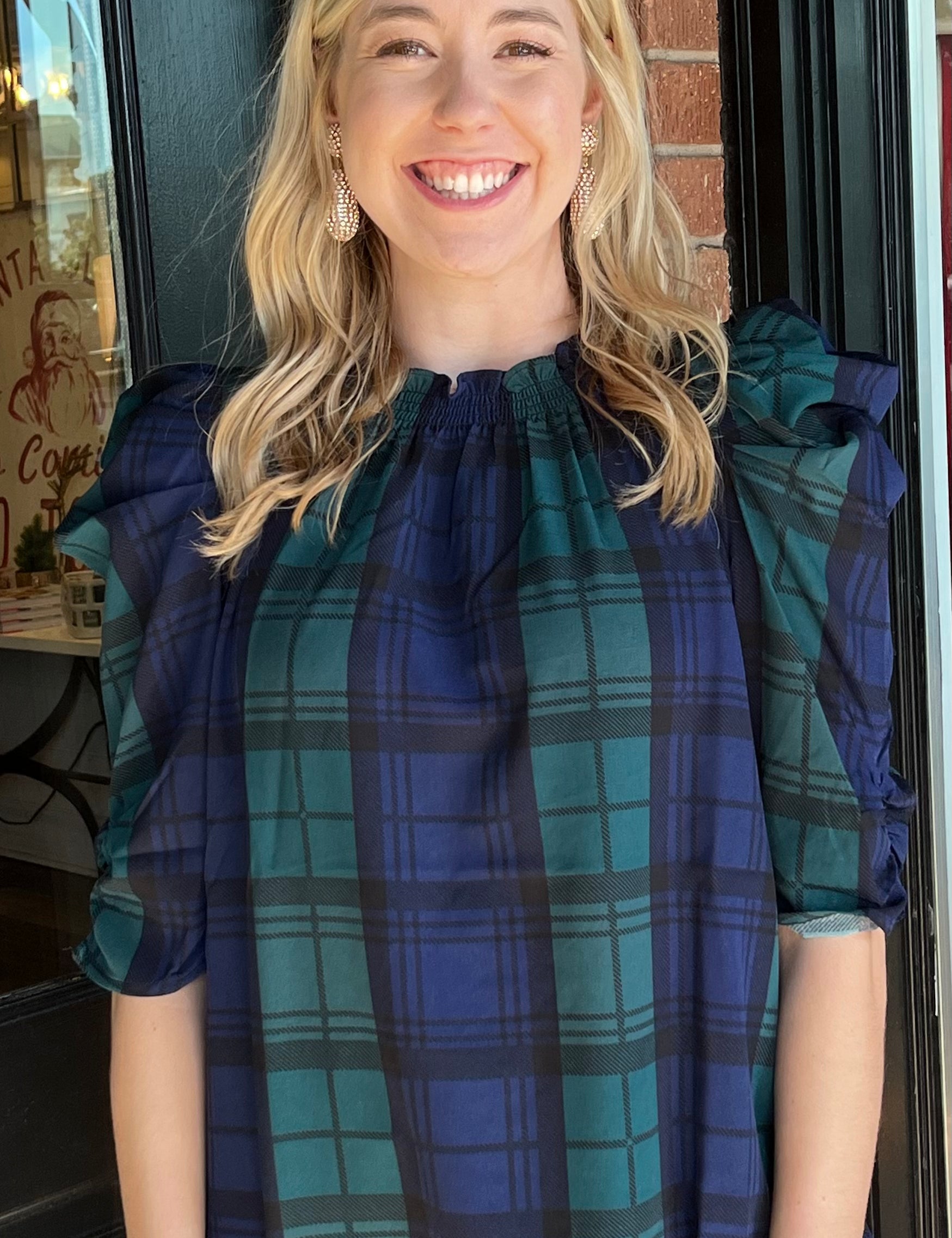 Hudson Plaid Top