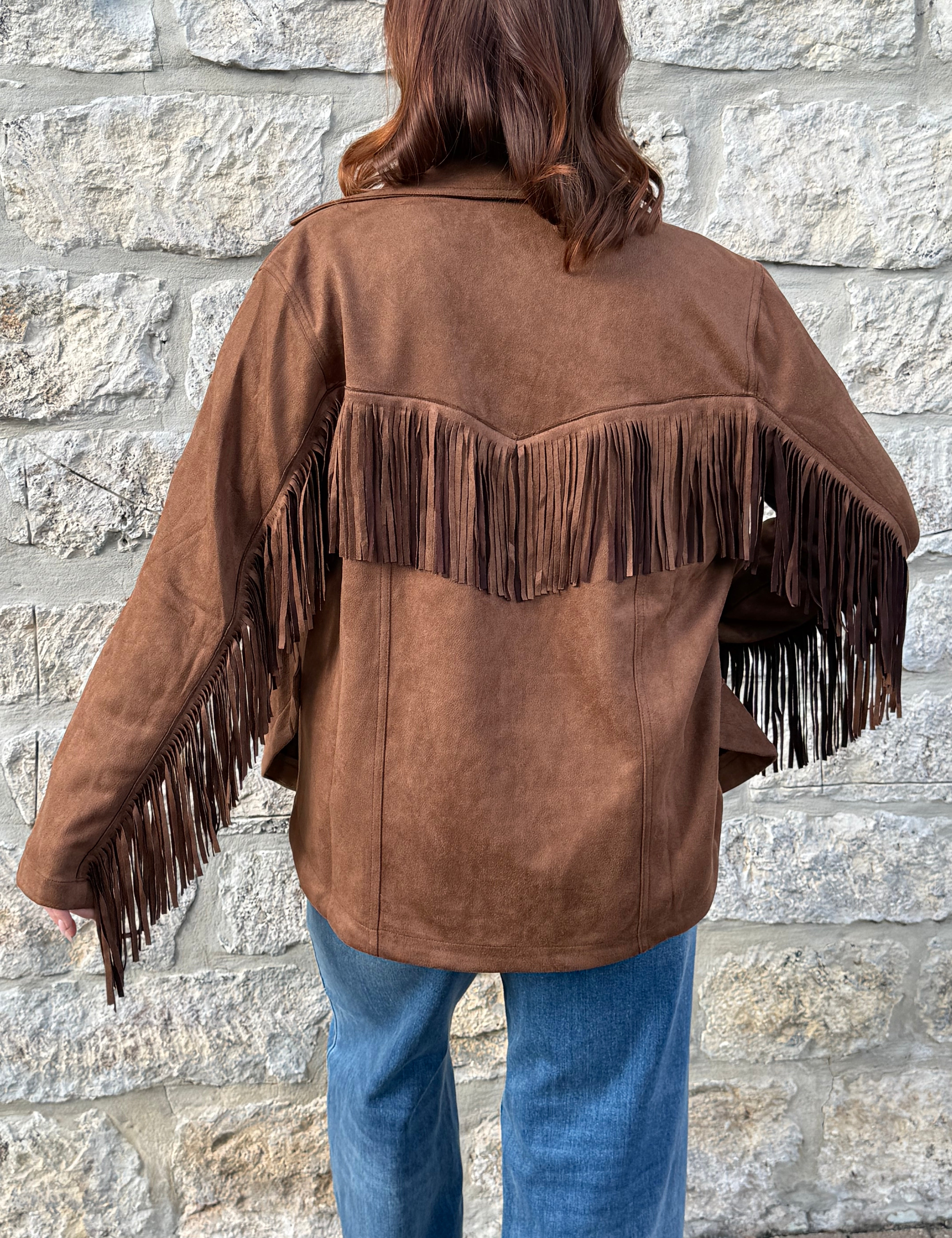 Dakota Fringe Suede Jacket