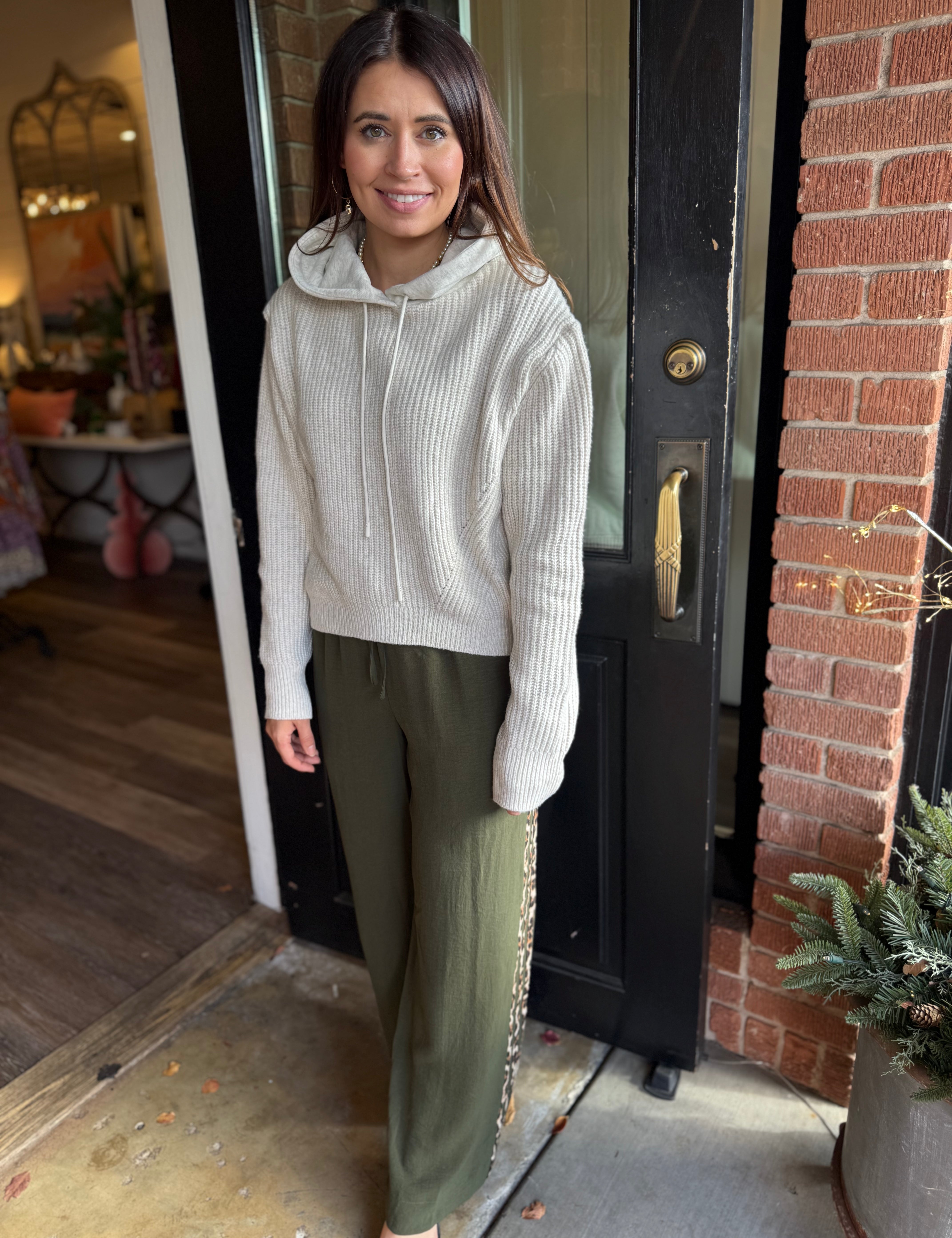 Jackie Knit Hoodie Sweater