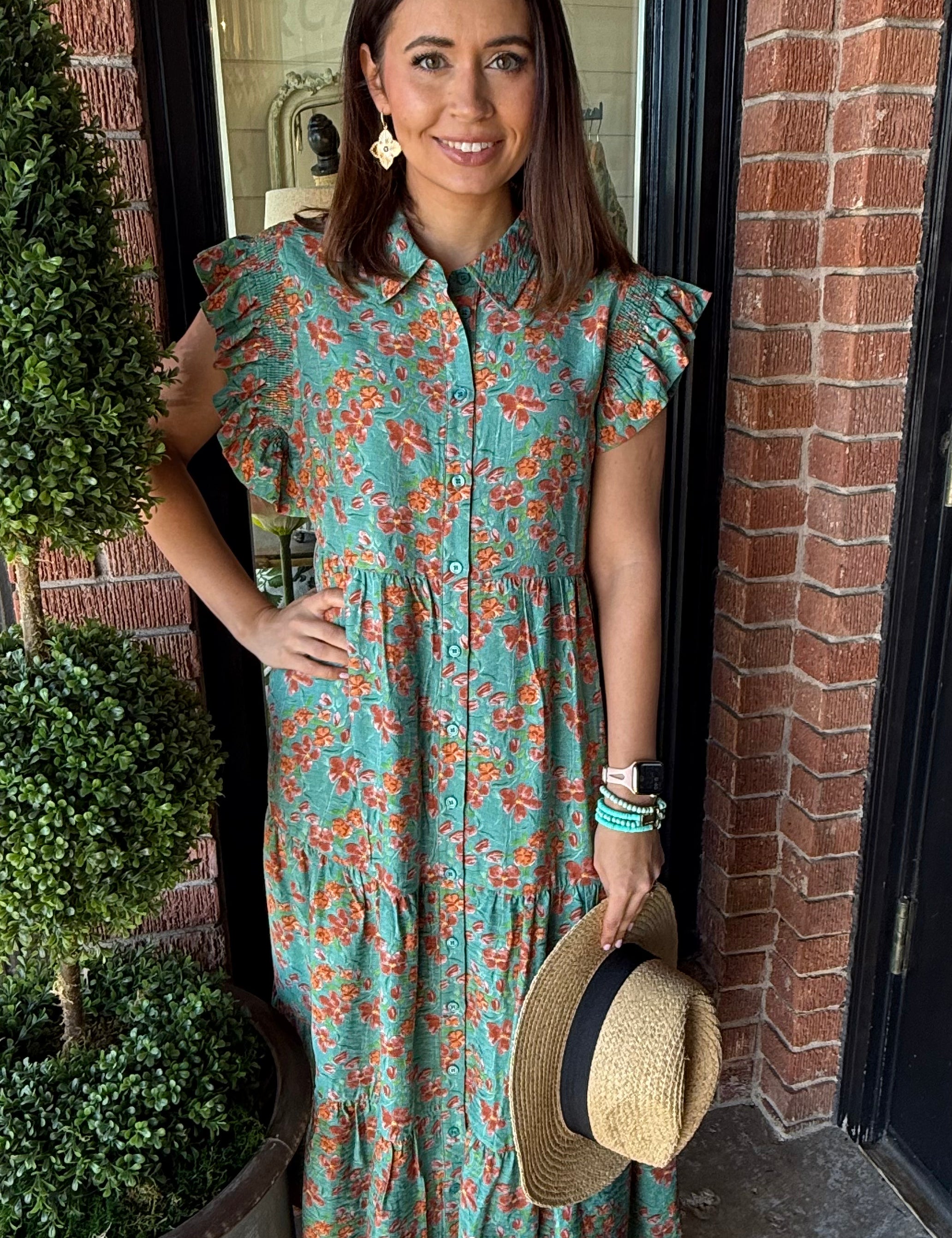 Riley Print Midi Dress