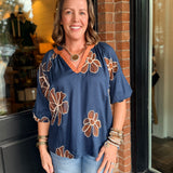 Kimmy Embroidered Top