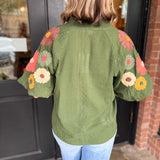 Whitney Floral Sleeve Top