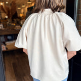 Madeline High Collar Blouse